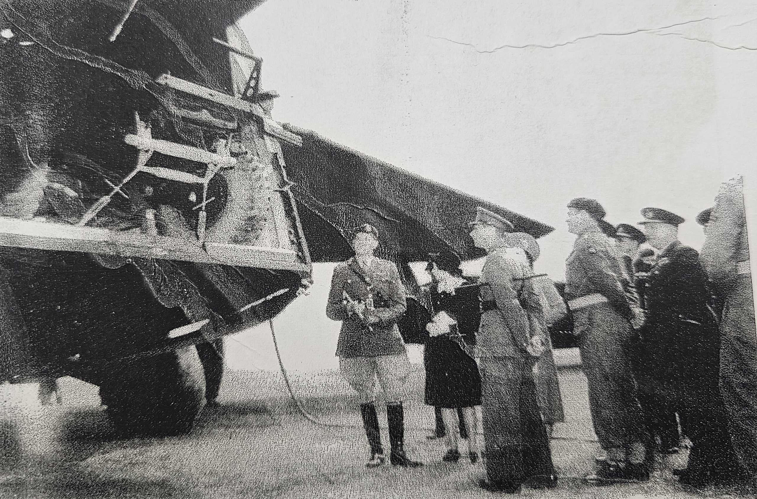 King George VI, Queen Elizabeth and Princess Elizbaeth visit Netheravon